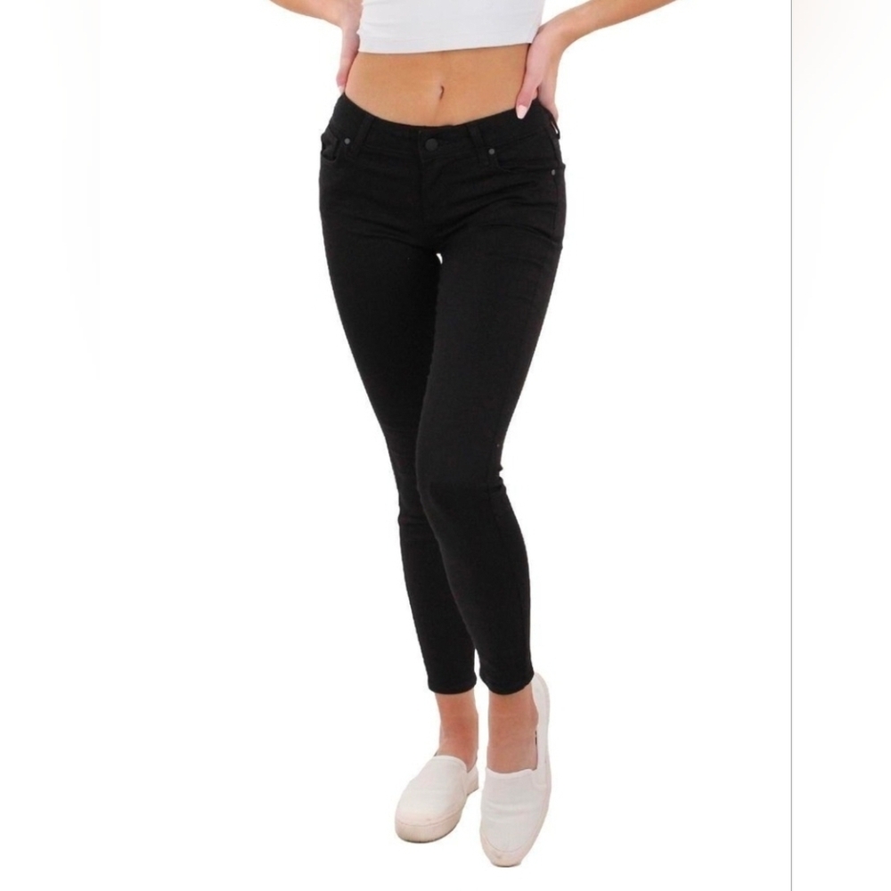 DSTLD Super Black Women's High Rise  Skinny Jeans Size 25W X 30L